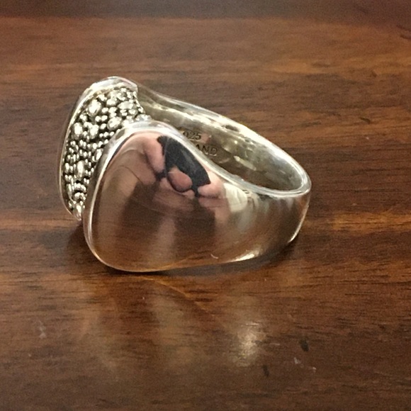 MICHAEL DAWKINS Starry Night Sterling Silver Ring Sz 8 - Picture 10 of 15